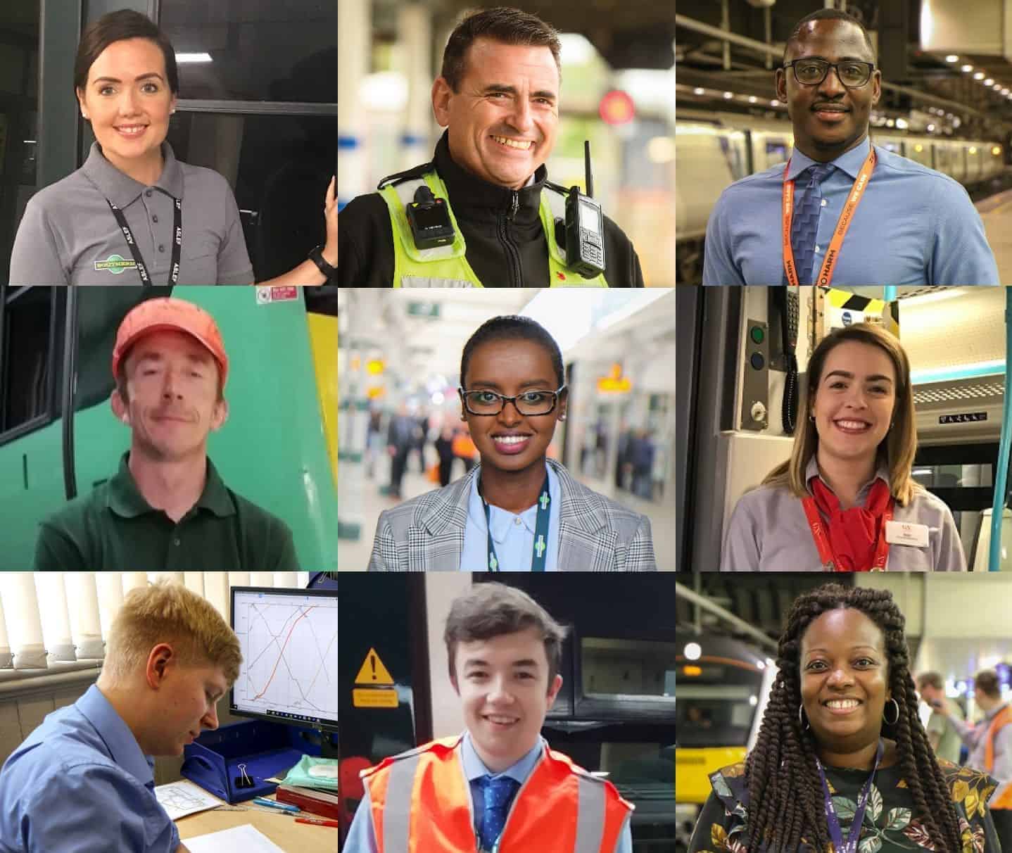 Collage of GTR staff